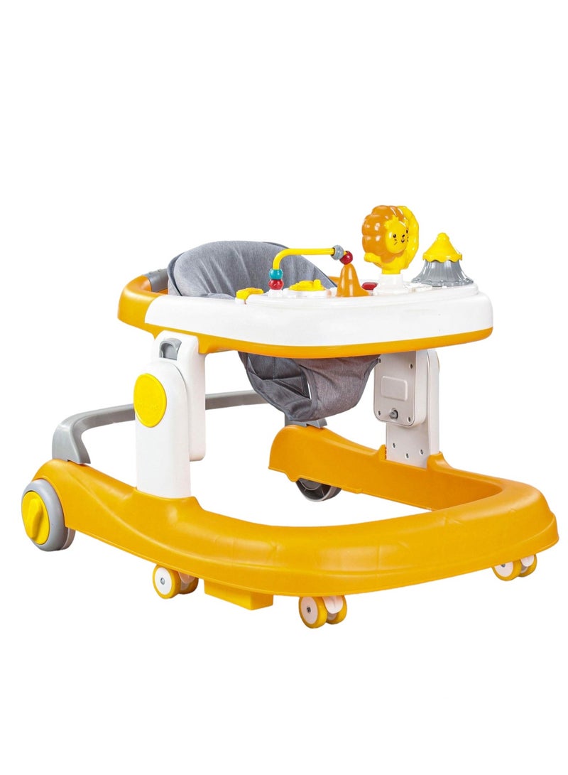 رالي مشاية أطفال قابلة للطي والعجلات 360° مع ألعاب وموسيقى – ارتفاع قابل للتعديل، مضادة للانقلاب، مناسبة للداخل والخارج - Image 2