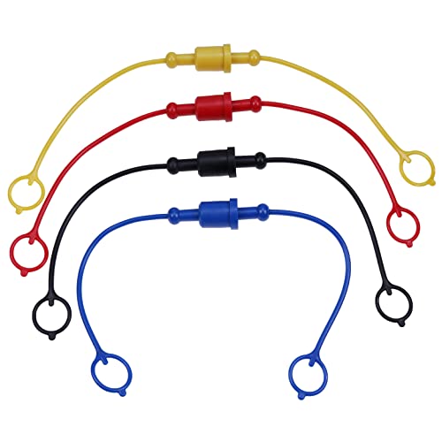 JZGRDN 8PK Hydraulic Quick Coupler Dust Cap & Plug Set Compatible with 1/4" John Deere 54D 60D 1023E 1025R 1026R 2025R 2026R 2032R 2036R 2038R 2305 2320 2720 2520 120R D120 D160 H120 H160 H165 X950R - Image 4