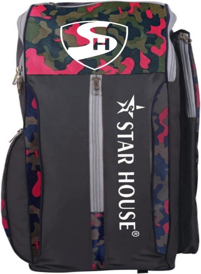 Star House Cricket Kit Bag Nice Look for Youth Dust Proof & Water Proof Cricket Kit Bag (red) - Image 1