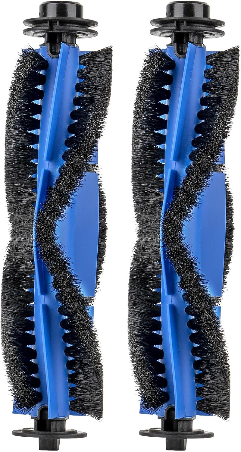 BRUVISH (Pack of 2) Roller Brushes Compatible with Eufy RoboVac 11S, 11S Plus MAX, 25C, G10 Hybrid, G20 G20 Hybrid, G30 G30 Hybrid, 30, 30C, 30C MAX, 15C, 15C MAX, 35C, 25C Max, G35+, G40+,G40 hybrid+ hybrid+ - Image 1