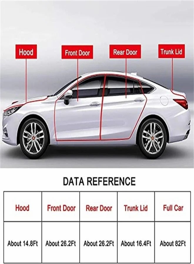 Generic 5-M Universal Car Door Rubber Seal Strip B Shape Self Adhesive Automotive Weather Stripping for Car Window Soundproofing Door Engine Cover Noise Insulation  - Image 3