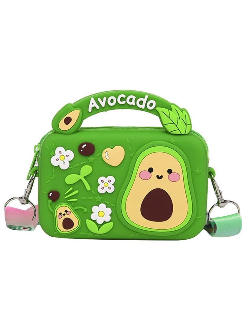 general Silicone Mini Coin Purse Shoulder Bag Cartoon Kids Purse for Children's Bag for Toddler, Multicolor, Mini  - Image 2