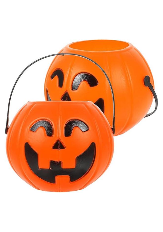 Toyland 1pc 16cm Mini Trick or Treat Bucket – Halloween Candy Bucket - Image 1
