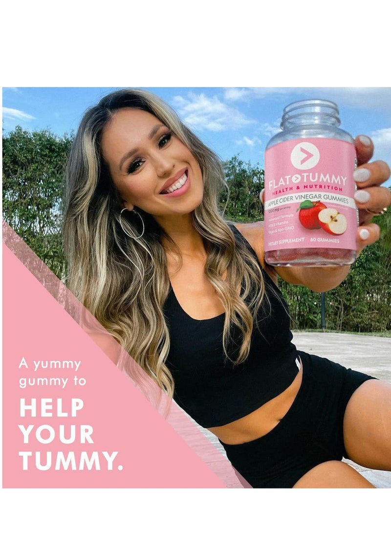 Wins Town Flat Tummy Apple Cider Vinegar Gummies, 60 Count – Boost Energy, Detox & Support Gut Health – Vegan, Non-GMO – ACV Gummies with Mother - Made with Apples, Beetroot, Vitamin B9, Vitamin B12, Superfoods - Image 4