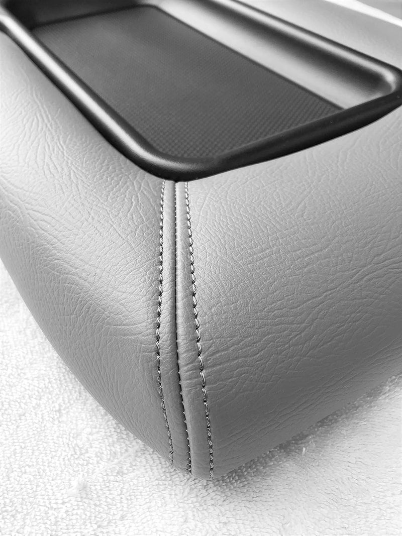 ITEK AUTO Center Console Storage Top Lid Armrest Assembly for 1995-1999 Chevrolet GMC C & K1500 2500 3500 - Light Pewter Grey - Image 3