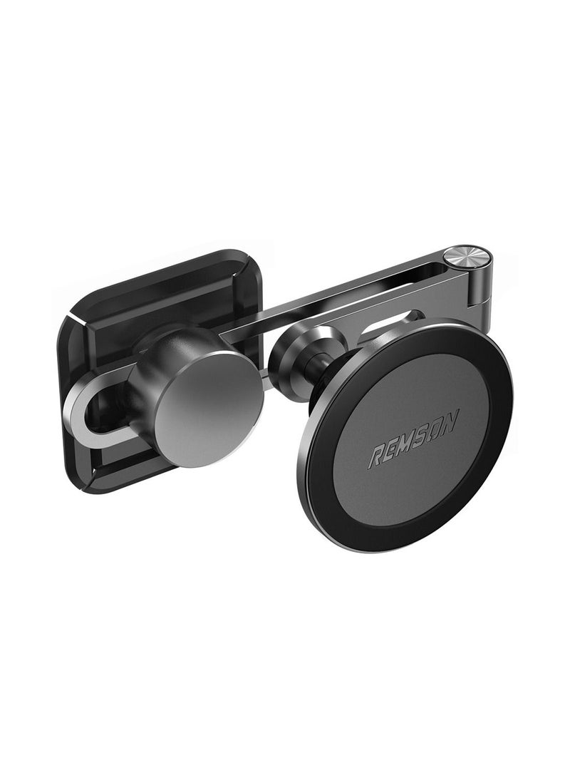 Remson Remson Magnetic Car Phone Holder Invisible Foldaway Car Mount Laptop Tesla Model 3/X/Y/S Accessories 360 Rotation with Metal Ring Compatible for iPhone 14 13 12 Pro Max Plus and Smartphones - Image 1
