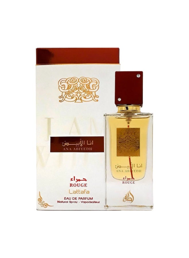 Lattafa Ana Abiyedh Rouge EDP 60ml - Image 1