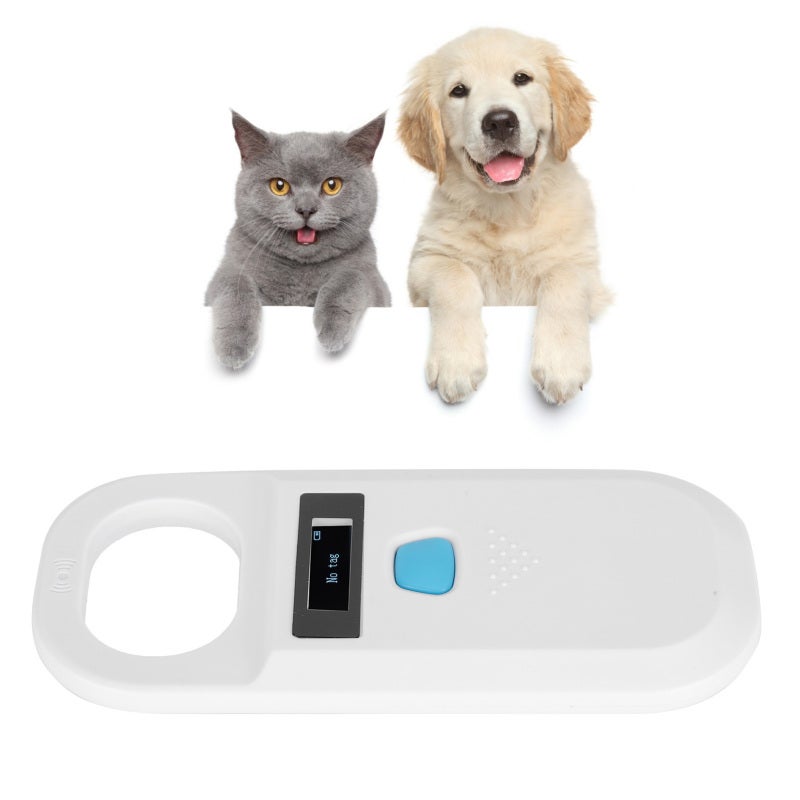 Handheld Animal ID Scanner: ISO11784 Compatible - High Sensitivity Real-Time Display Portable Pet Livestock Identification Tool for Animal Management Professionals - Image 1