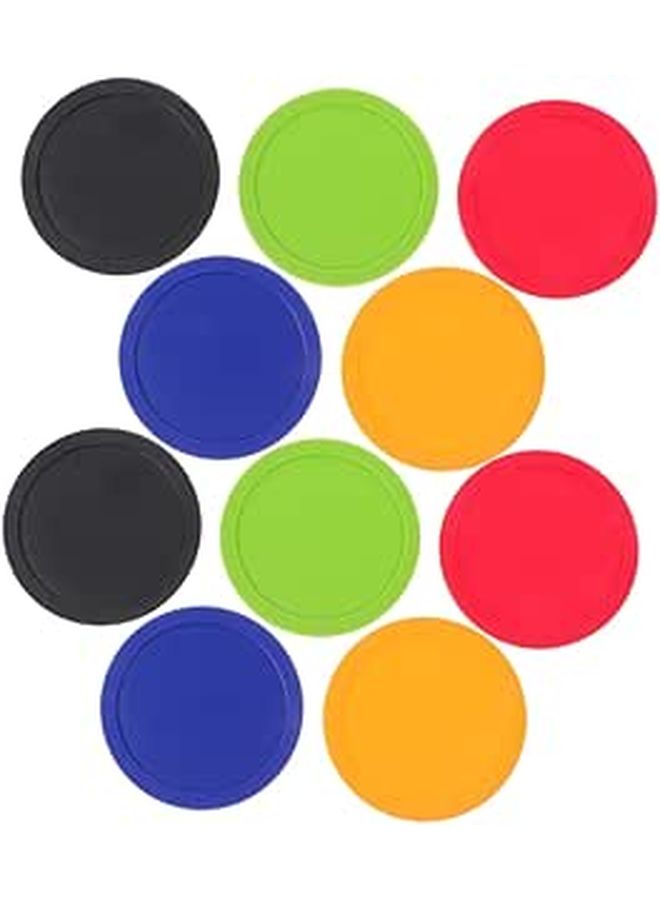 10 Pcs Air Hockey Pucks Replacement Accessories for Game Tables Durable Smooth Gameplay