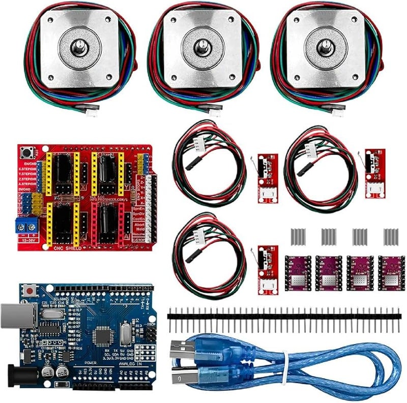 3D Printer Kit with RAMPS1 4 Board Nema 17 Motor and DRV8825 Driver - Image 1