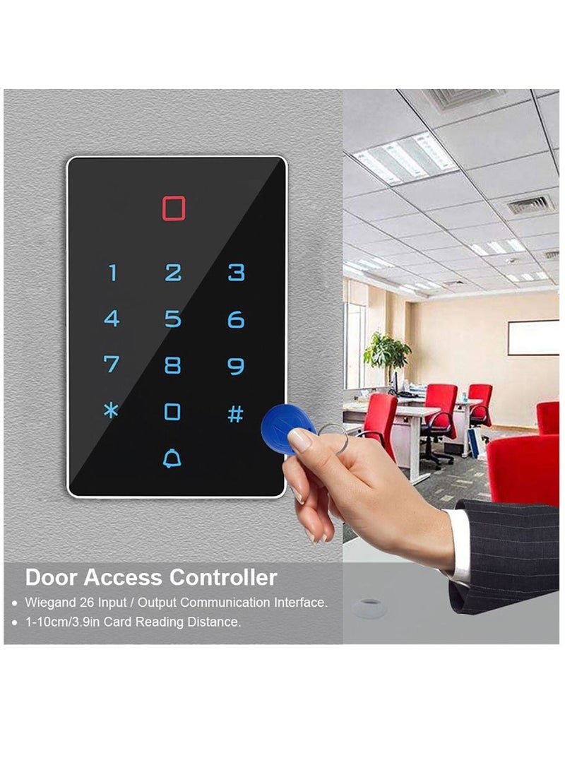 WiFi Tuya مقاوم للماء القرب ID 125khz IC بطاقة RFID قارئ لوحة المفاتيح في الهواء الطلق عن بعد قفل الباب نظام التحكم في الوصول مع 10 مفاتيح  - Image 3