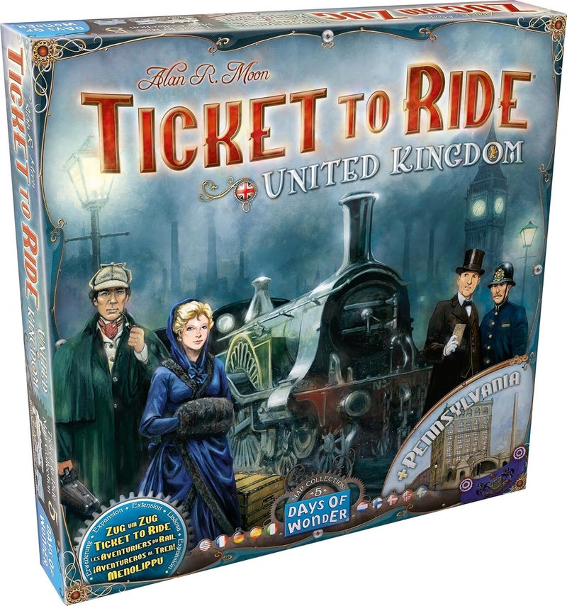Asmodee Ticket to Ride United Kingdom  Pennsylvania Board Game Expansion  Strategy Game Family Game for Kids  Adults Ages 8 25 Players 3060 Minute Playtime - Image 2