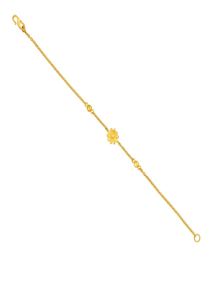 Malabar Gold and Diamonds 22 KT 916 Purity Gold Bracelet DZBR400  - Image 2