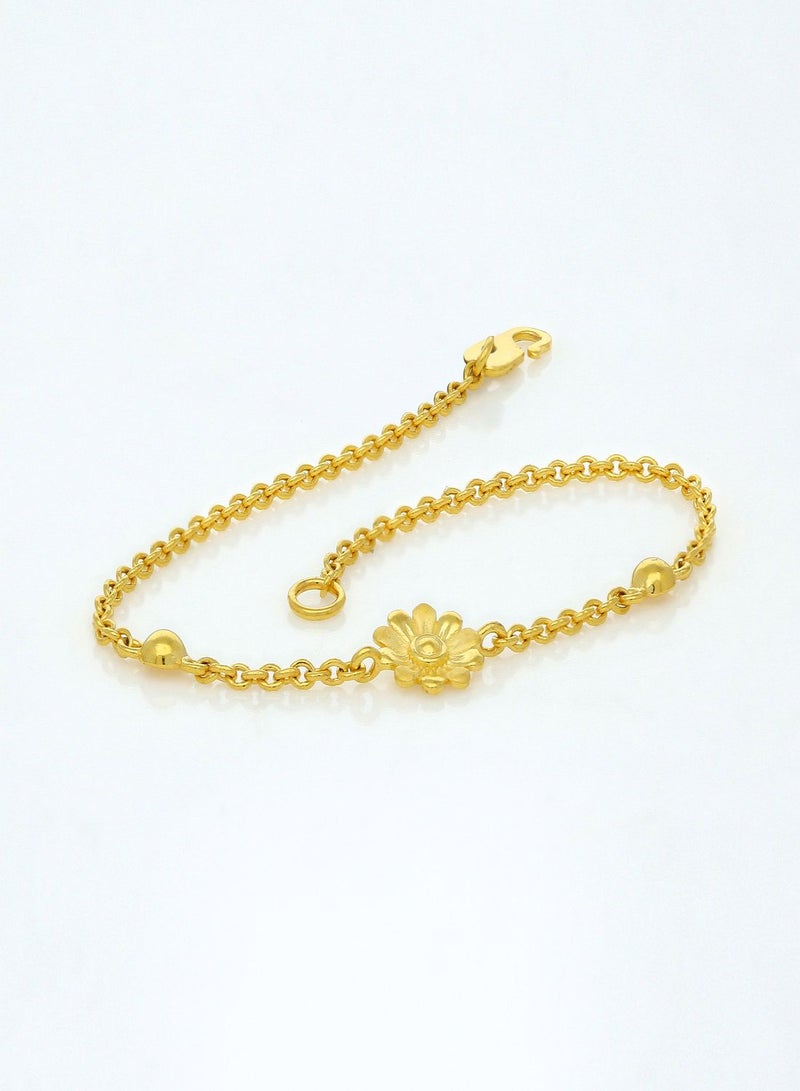 Malabar Gold and Diamonds 22 KT 916 Purity Gold Bracelet DZBR400  - Image 3