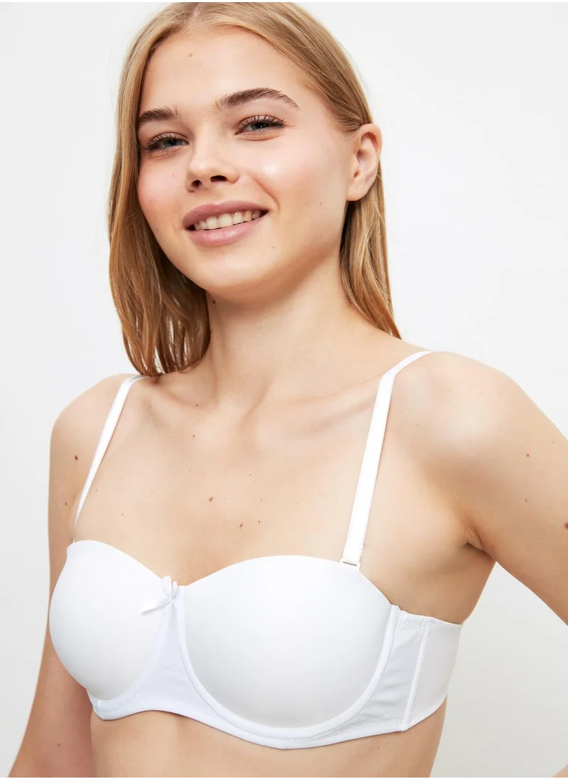 trendyol Knitted Balconette Bra