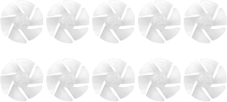 Garosa 10pcs Mini Plastic Fan Blade Small Power Hair Dryer Motor Fan Leaf Hotel Hotel Fan Blade Fan Motor Fan Accessories - Image 1