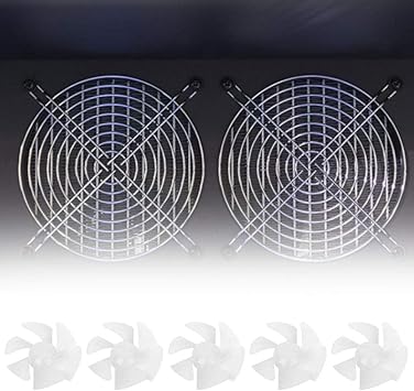 Garosa 10pcs Mini Plastic Fan Blade Small Power Hair Dryer Motor Fan Leaf Hotel Hotel Fan Blade Fan Motor Fan Accessories - Image 4
