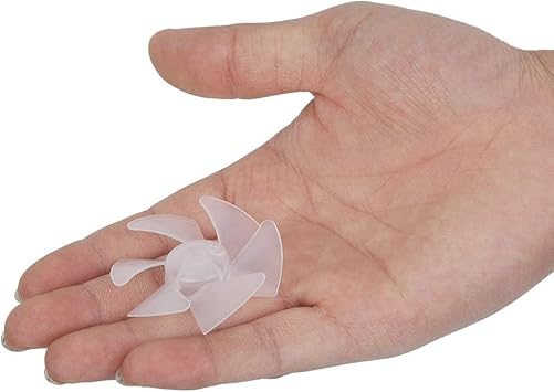 Garosa 10pcs Mini Plastic Fan Blade Small Power Hair Dryer Motor Fan Leaf Hotel Hotel Fan Blade Fan Motor Fan Accessories - Image 5