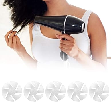 Garosa 10pcs Mini Plastic Fan Blade Small Power Hair Dryer Motor Fan Leaf Hotel Hotel Fan Blade Fan Motor Fan Accessories - Image 3