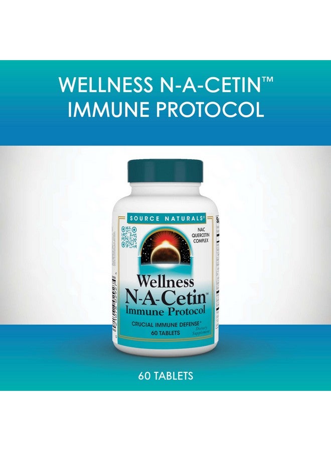 Source Naturals Wellness N-A-Cetin Immune Protocol, Crucial Immune Defense* - 60 Tablets - Image 4