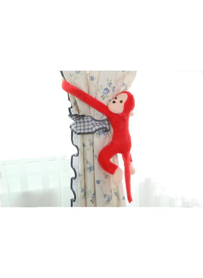 Generic - Large Colorful Plush Monkey Toy Long Arms Squeaky Sound Ideal For Valentine's Day Gift Playful Cuddly Companion-Color:Brown-Height:60cm Short Plush Will Be Called - Image 1