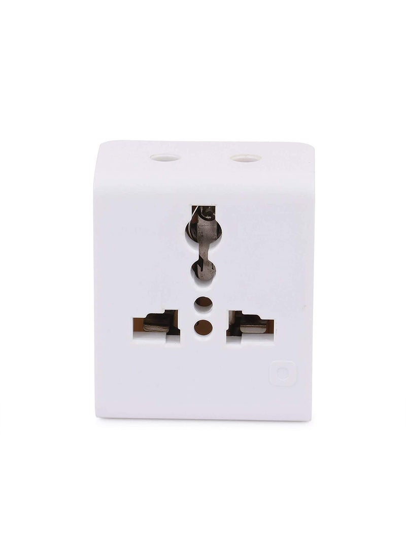 Prime deal 3 Way Multi Plug International Conversion MultiPlug Color White 6A 240V 4  - Image 2