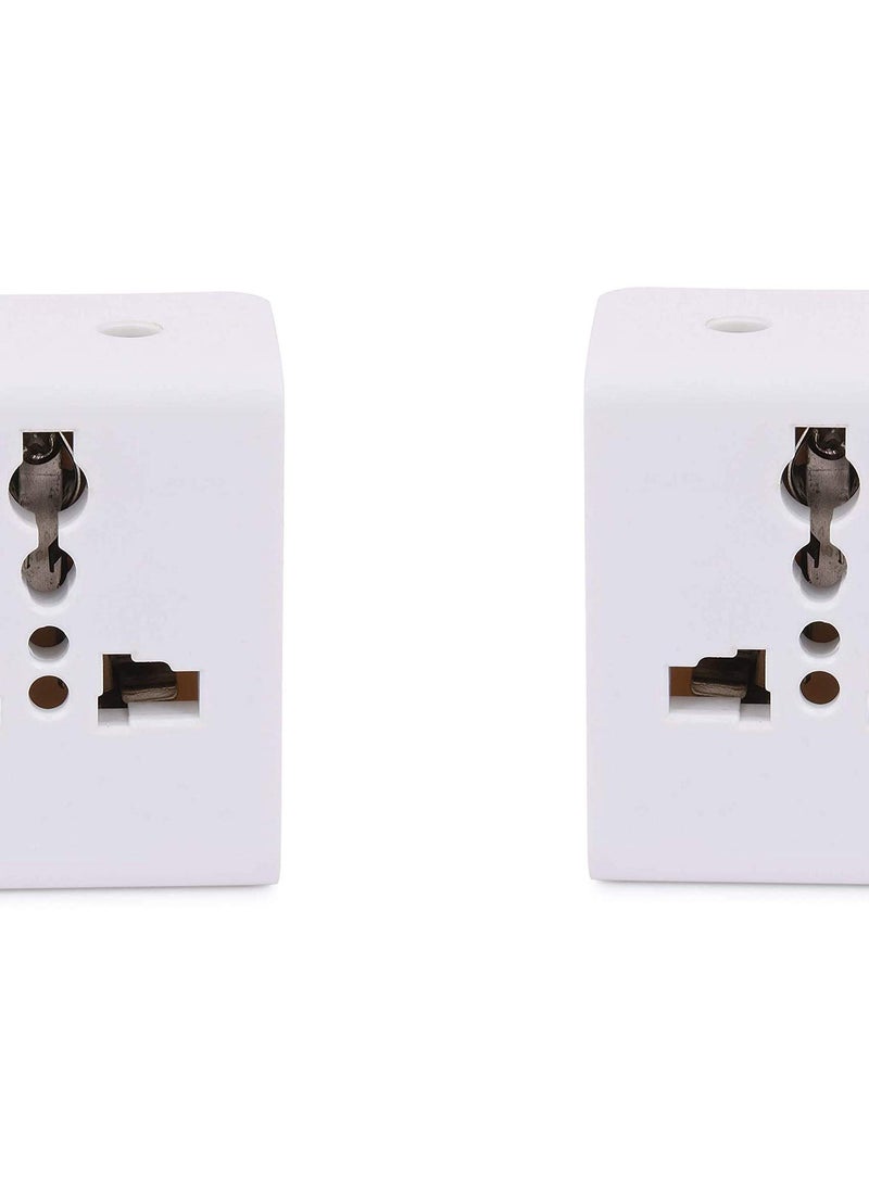 Prime deal 3 Way Multi Plug International Conversion MultiPlug Color White 6A 240V 4  - Image 5