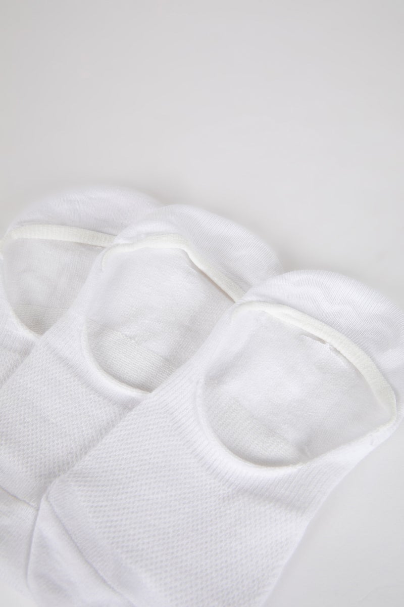 DeFacto White Woman Ballet Socks 3 Pack Casual - Image 4