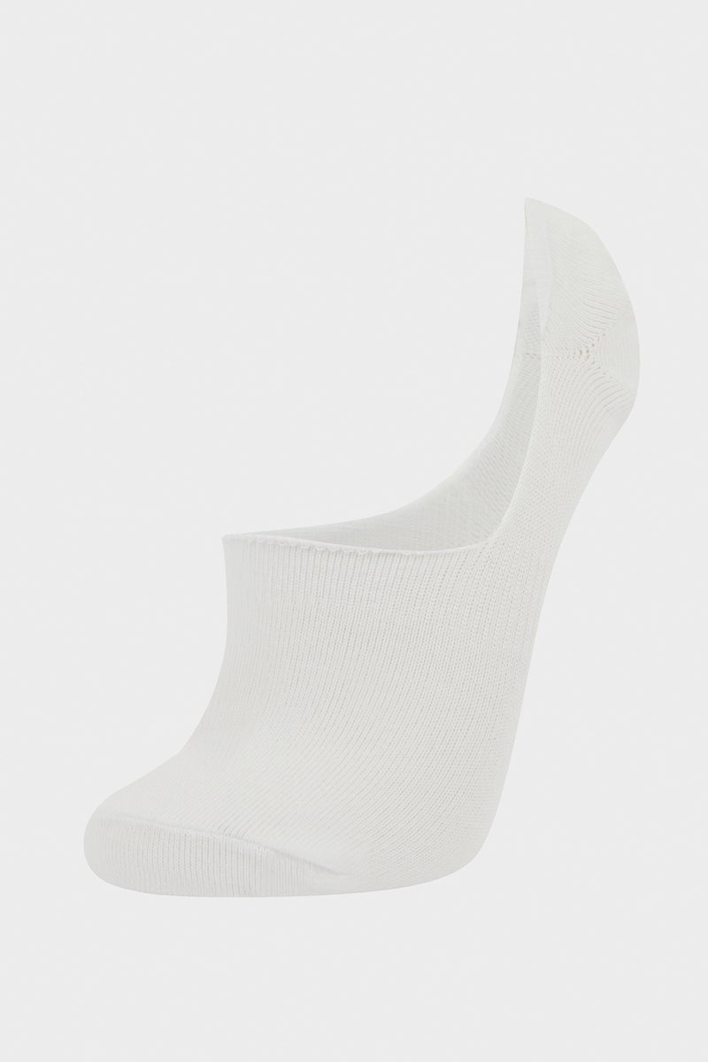 DeFacto White Woman Ballet Socks 3 Pack Casual - Image 2