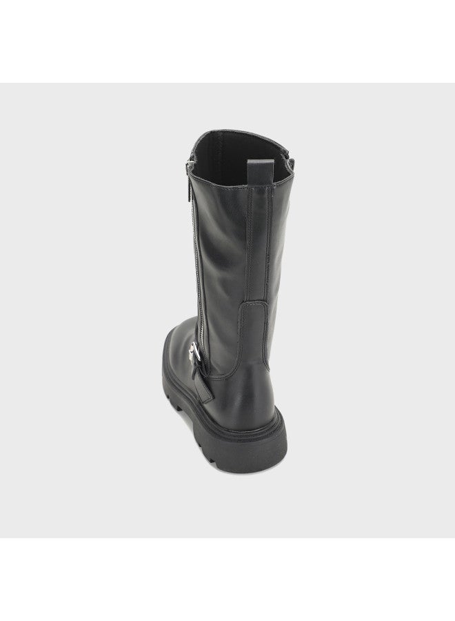 Zara Minimalist Waterproof Casual Mid-calf Round-toe Women's Boots - Image 5