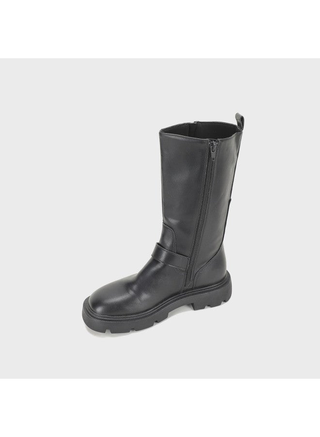 Zara Minimalist Waterproof Casual Mid-calf Round-toe Women's Boots - Image 3