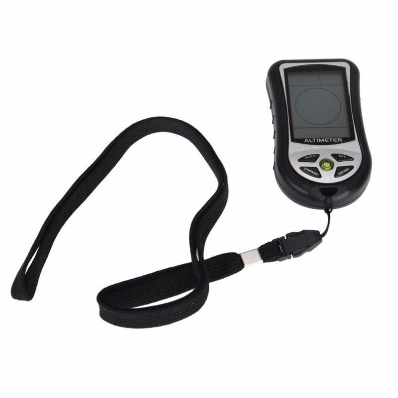 8-in-1 Electronic Altimeter Mini Hand-hold Multi-function Altimeter LCD Altimeter Portable Barometer Thermo-meter Electronic Com-pass Multi-function Altimeter - Image 2