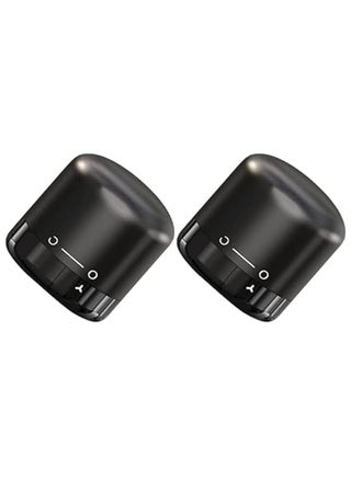 KITQO Wine Bottle Stopper with Twist Lock 2PackWine Stopper with Silicone Reusable Wine Sealer Wine Toppers Stopper Leak Proof and Keeps Wine Fresh for Easy Storage Black Pack of 2 - pzsku/Z18B5503460E6B31DD5ADZ/45/1748243478/adf13ad8-cc1f-4086-97bc-5cc69b82ebd9