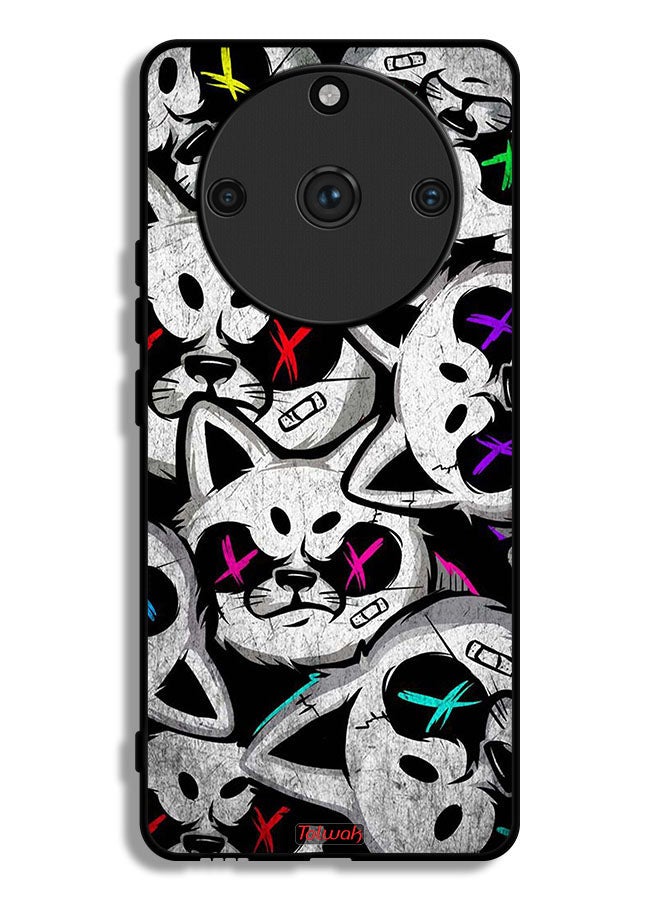 Tolwak Realme 11 Pro Plus Protective Case Cover Marshmallow Cats - Image 1