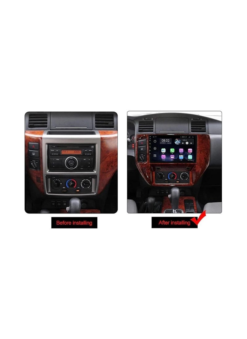 SHEZA STAR Android Car Stereo for Nissan Patrol VTC Nissan Super Safari 2004-2021 6GB RAM 128GB ROM 9 Inch Support SIM Card, Apple Carplay, MirrorLink WiFi BT, IPS Touch Screen with AHD Camera Included  - Image 2
