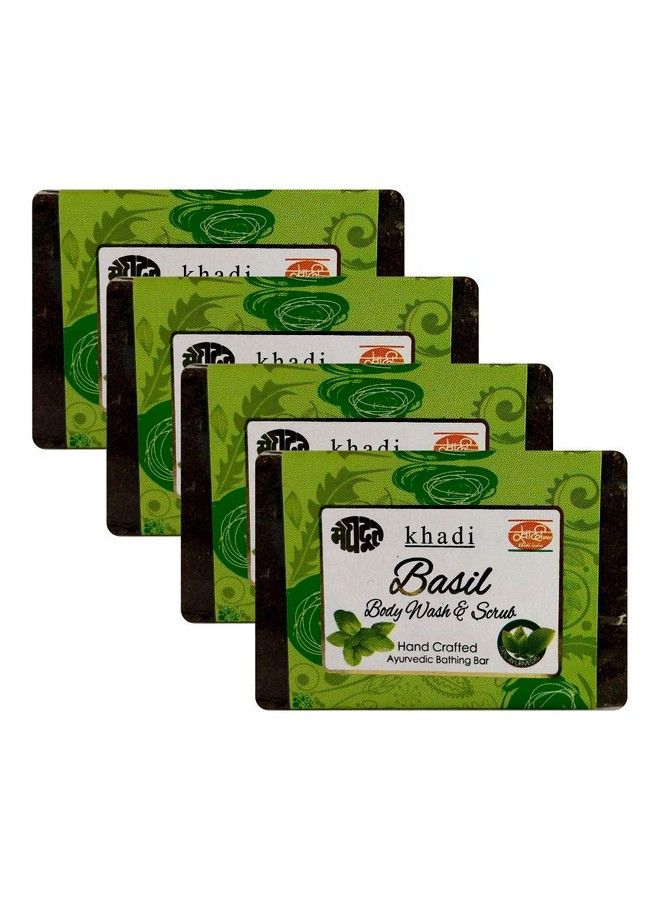Meghdoot Basil Body Wash Soap 125Gm (Pack Of 4) - Image 2
