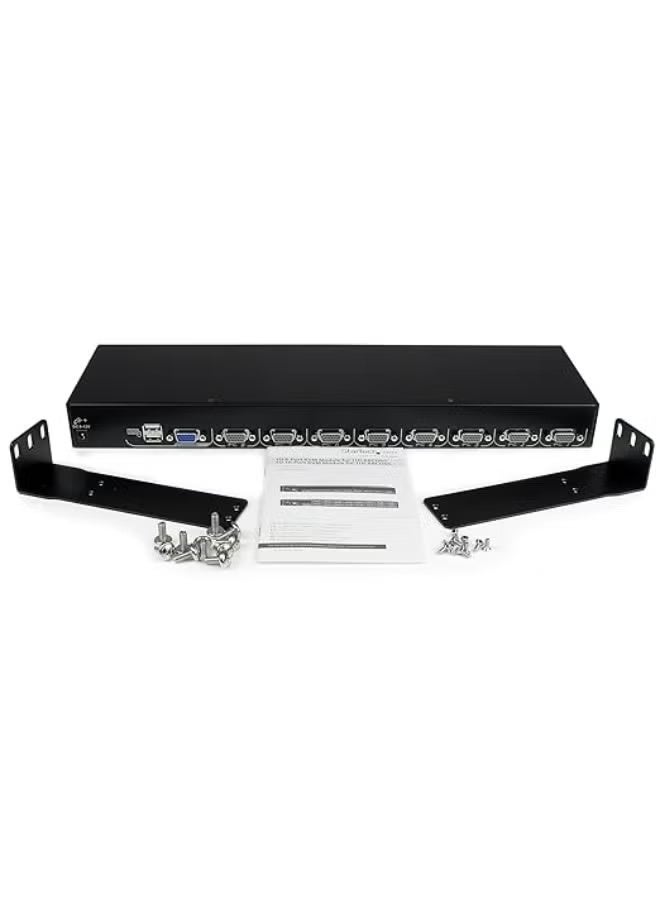 8-Port USB KVM Switch Module for Rack-Mount LCD Console, VGA and USB Console Support for Server Room and IT Management - Image 1