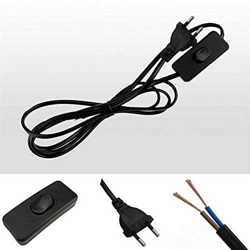 15 Meter 60 Inch Long Wire with Bed Switch OnOff Button CableCord for Table Lamps DIY Projects  - Image 4