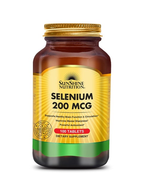Sunshine Nutrition Selenium 200 MCG Tabs 100s