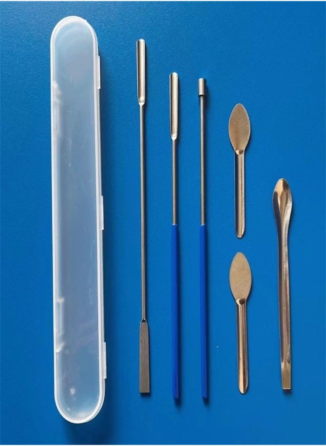 Generic - 6 Pack Capsule Filling Machine Kits for Empty Pill Capsules Filler Lab Supplies Micro Tiny Spoon Spatula Lab Scoop Filling Tray Herb Powders Tamper Tool for Gel Capsules - Image 1