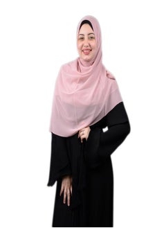 Long Malaysian Khimar Hjab Rose Color
