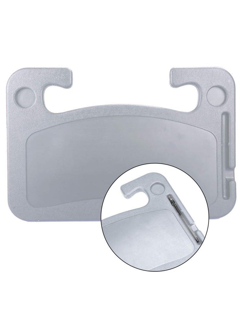 Bukela 2 in 1 Car Steering Wheel Tray / Back Seat Headrest Tray for Eating Food Drink and Writing Laptop Work Gray Car Desk Table - Image 5
