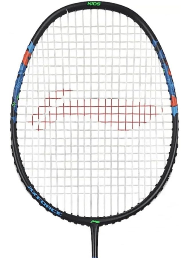 Li-Ning Axforce Kids - Strung (Black/Blue) With Cover (Ayps089-1) - Image 1