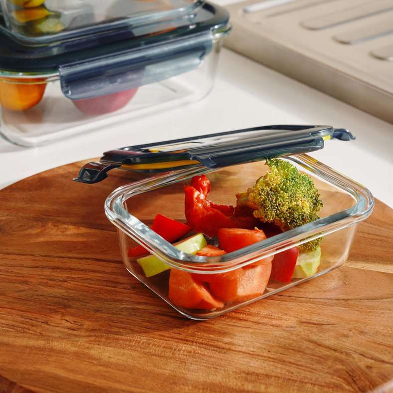 Pan Home Borosilicate Glass Food Container 350ml - Clear
