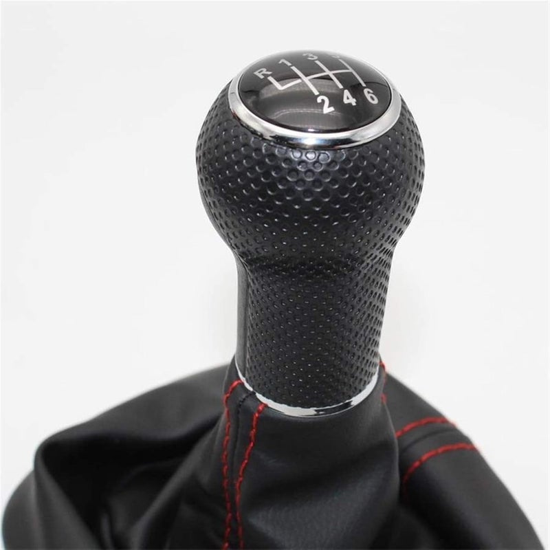 DEMULAX 6 Speed Gear Shift Knob with Leather Boot - Image 4