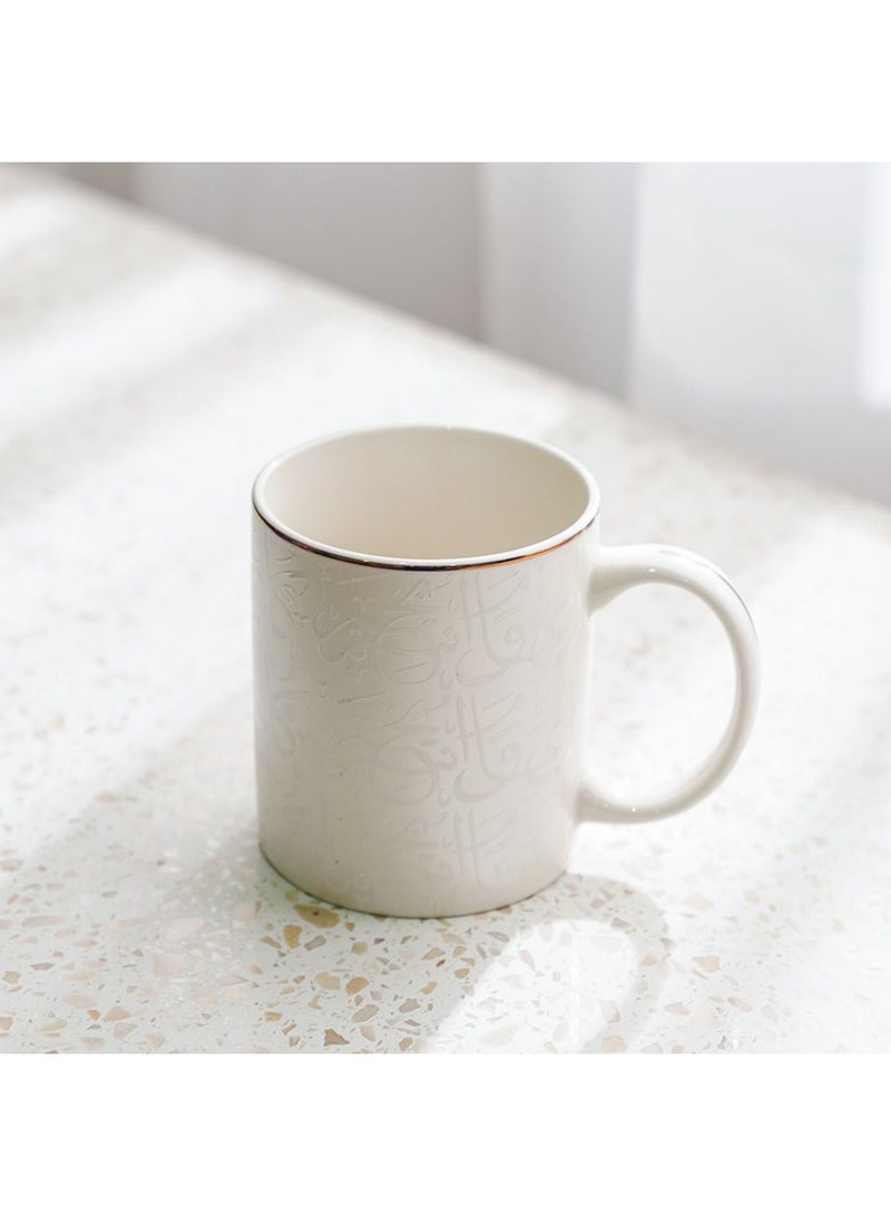 DANUBE HOME Elysian New Bone China Mug – Premium Lightweight Coffee & Tea Cup, Elegant Durable Drinkware, Microwave & Dishwasher Safe, Perfect for Home, Office & Gifting -360ml - Image 1