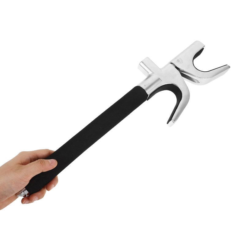 Retractable Adjustable Anti Theft U Shape Car Steering Wheel Lock For Vehicles - Image 4