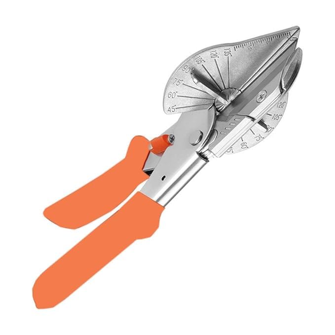 NityaEcommerce nitya Multi Angle Miter Shear Cutter Hand Tools 45 Degree to 135 Degree with Spare Blade PVC PE Plastic Pipe Scissors - Image 3