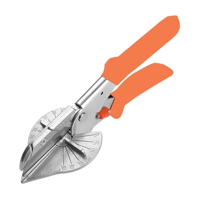 NityaEcommerce nitya Multi Angle Miter Shear Cutter Hand Tools 45 Degree to 135 Degree with Spare Blade PVC PE Plastic Pipe Scissors - Image 4