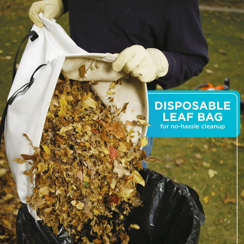 BLACK+DECKER Leaf Blower Leaf Vacuum and Leaf Mulcher 3-in-1, Electric Blowers for Lawn Care, 12 Amp, 250 MPH, 400 CFM (BV6000) - Image 4